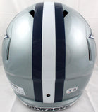 Roger Staubach Autographed Dallas Cowboys F/S Speed Helmet *Top- Beckett W Hologram *Black Image 4