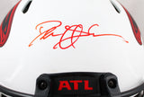 Deion Sanders Signed Atlanta Falcons F/S Lunar Speed Authentic Helmet- Beckett W Hologram *Red Image 2