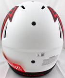 Deion Sanders Signed Atlanta Falcons F/S Lunar Speed Authentic Helmet- Beckett W Hologram *Red Image 4