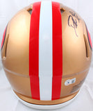 Deion Sanders Autographed San Francisco 49ers F/S 64-95 Speed Authentic Helmet-Beckett W Hologram *Black Image 4