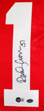Randy Cross Autographed Red Pro Style Jersey-Beckett Hologram *Black Image 2