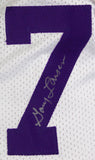 Purple People Eaters Autographed White Pro Style Jersey-Beckett W Hologram *Silver Image 4
