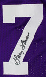 Purple People Eaters Autographed Purple Pro Style Jersey-Beckett W Hologram *Black Image 4
