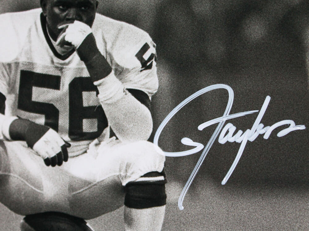 Lawrence Taylor- Autographed Signed New York Giants 8X10 Beckett Witnessed  #3