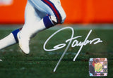 Lawrence Taylor Autographed New York Giants 8X10 Running Photo-Beckett W Hologram *White Image 2