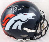 John Lynch Autographed Denver Broncos F/S Speed Authentic Helmet w/HOF-Beckett W Hologram *Silver Image 1