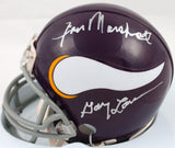 Purple People Eaters Signed Minnesota Vikings 61-79 Mini Helmet-Beckett W Hologram *Silver Image 2