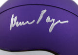 Purple People Eaters Autographed Minnesota Vikings Mini Helmet-Beckett W Hologram *Silver Image 3