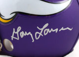 Purple People Eaters Autographed Minnesota Vikings Mini Helmet-Beckett W Hologram *Silver Image 6