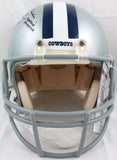 Roger Staubach Signed Cowboys F/S Proline Helmet w/ 3 Insc ST- JSA W Auth *Blk Image 3
