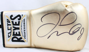 Floyd Mayweather Autographed Gold Cleto Reyes Boxing Glove *Right-Beckett W Hologram *Black Image 1