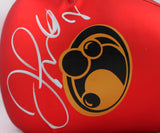 Floyd Mayweather Autographed Red/Green Grant Boxing Glove *Left-Beckett W Hologram *Silver Image 2