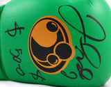 Floyd Mayweather Autographed Green/Red Grant Boxing Glove *Right w/$50-0$ -Beckett W Hologram *Black Image 2
