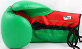Floyd Mayweather Autographed Green/Red Grant Boxing Glove *Right w/$50-0$ -Beckett W Hologram *Black Image 3