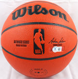 Allen Iverson Autographed Official NBA Wilson Basketball-Beckett W Hologram *Silver Image 2