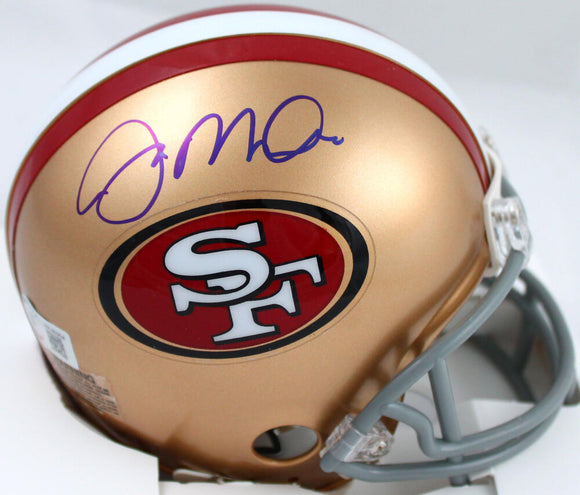 Joe Montana Signed Mini San Francisco 49ers Riddell Helmet