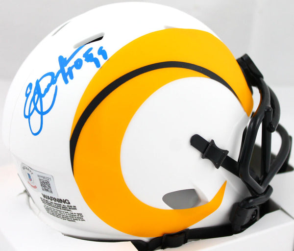 Eric Dickerson Autographed LA Rams F/S Lunar SpeedFlex Helmet w/ 2 Ins –  The Jersey Source