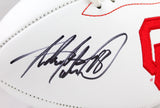 Adrian Peterson Autographed Oklahoma Sooners Logo Football w/Rushing Yds.-Beckett W Hologram *Black Image 2