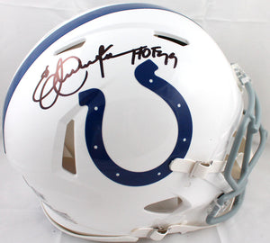 Indianapolis Colts Replica Football Helmet Signed by Peyton