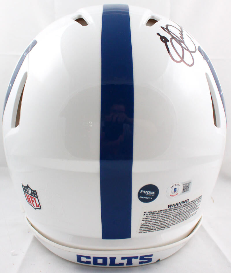 Eric Dickerson Autographed Indianapolis Colts Speed Mini Helmet W/HOF-  Beckett W Hologram *Black