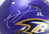 Ray Lewis Ed Reed Autographed Baltimore Ravens F/S Flash Speed Authentic Helmet-Beckett W Hologram *White Image 3