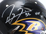 Ed Reed Ray Lewis Autographed Baltimore Ravens F/S Speed Authentic Helmet w/HOF-Beckett W Hologram *Silver Image 3
