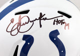 Eric Dickerson Autographed Indianapolis Colts F/S Speed Helmet w/HOF-Beckett W Hologram *Black Image 2