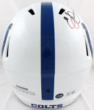 Eric Dickerson Autographed Indianapolis Colts F/S Speed Helmet w/HOF-Beckett W Hologram *Black Image 4