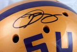 Odell Beckham Jr. Autographed LSU Tigers Gold F/S Schutt Helmet-Beckett W Hologram *Black Image 2