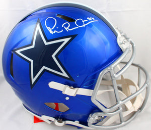 Michael Irvin Autographed Dallas Cowboys F/S Flash Speed Authentic Helmet-Beckett W Hologram *White Image 1