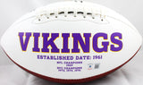 Randall Cunningham Daunte Culpepper Autographed Minnesota Vikings Logo Football-Beckett W Hologram *Black Image 4