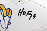 Eric Dickerson Autographed Los Angeles Rams Logo Football w/ HOF-Beckett W Hologram *Black Image 3