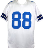 Michael Irvin Autographed White Pro Style Jersey *L8-Beckett W Hologram *Silver Image 3