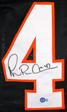 Michael Irvin Autographed Black College Style Jersey- Beckett W Hologram *Black Image 2
