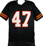 Michael Irvin Autographed Black College Style Jersey- Beckett W Hologram *Black Image 3