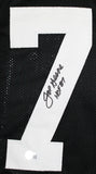 Joe Greene Autographed Black Pro Style STAT Jersey w/ HOF-Beckett W Hologram *Black Image 2