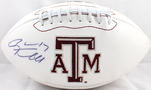 Ryan Tannehill Autographed Texas A&M Aggies Logo Football- JSA W Authenticated Image 1