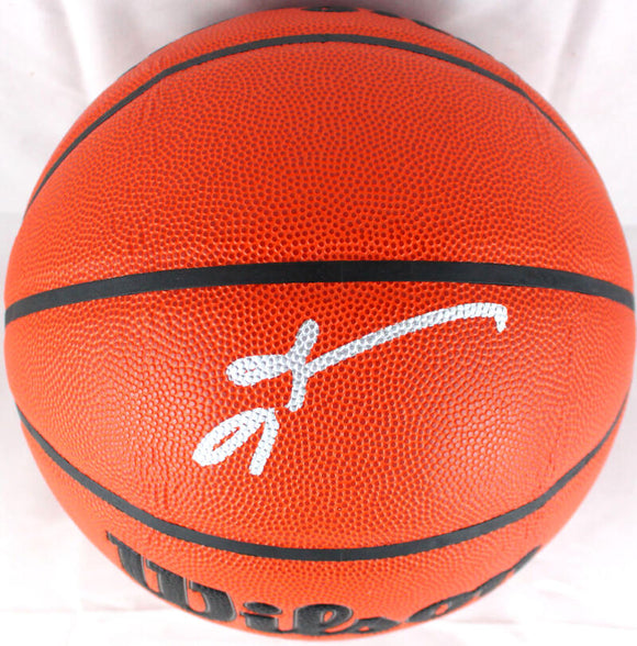 Allen Iverson Autographed Official NBA Wilson Basketball-Beckett W Hologram *Silver Image 1