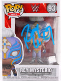 Rey Mysterio Autographed Funko Pop Figurine #93- Beckett Hologram *Blue Image 1