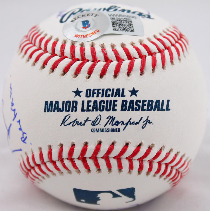 The Sandlot Autographed/Signed OML Baseball Ham, Squints 7 Sigs BAS 27383 –  Denver Autographs