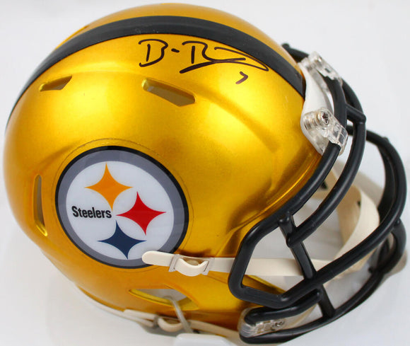 Ben Roethlisberger Autographed Pittsburgh Steelers Flash Speed Mini Helmet - Fanatics *Black Image 1