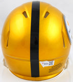 Ben Roethlisberger Autographed Pittsburgh Steelers Flash Speed Mini Helmet - Fanatics *Black Image 3