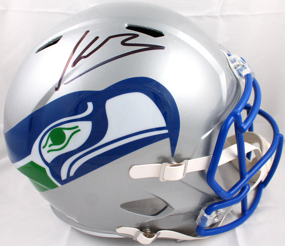 Seattle Seahawks Kenneth Walker III Autographed Blue Throwback