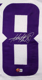 Adrian Peterson Autographed White Pro Style Jersey- Beckett W Hologram *8 Image 2