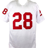Adrian Peterson Autographed White College Style Jersey- Beckett W Hologram *Silver Image 3
