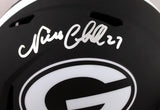 Nick Chubb Autographed Georgia Bulldogs F/S Eclipse Speed Helmet - Beckett W *Silver Image 2