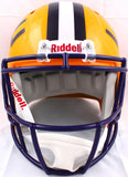 Ja'Marr Chase Autographed LSU Tigers F/S Speed Helmet-Beckett W Hologram *Black Image 3