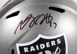Davante Adams Autographed Las Vegas Raiders F/S Flash Speed Helmet-Beckett W Hologram *Black Image 2