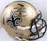 Jarvis Landry Autographed New Orleans Saints F/S Speed Helmet- Beckett W Hologram *Black Image 1