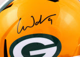 Christian Watson Autographed Green Bay Packers F/S Speed Helmet-Beckett W Hologram *Black Image 2